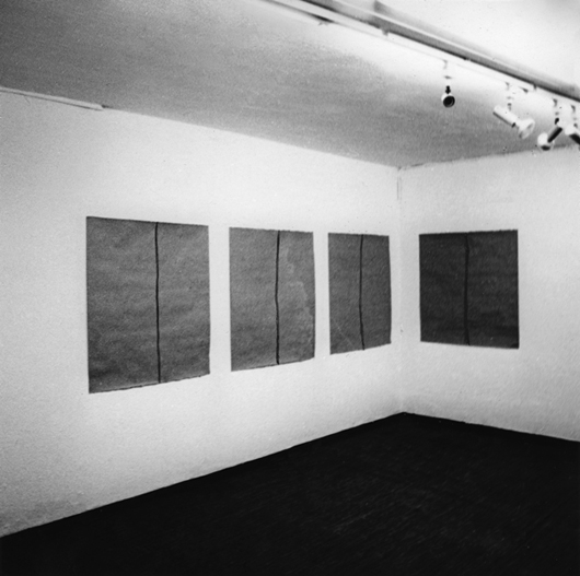 1 + 4 kreski lub 4 + 1 kreska, Galerie René Block, Berlin, 1979 2