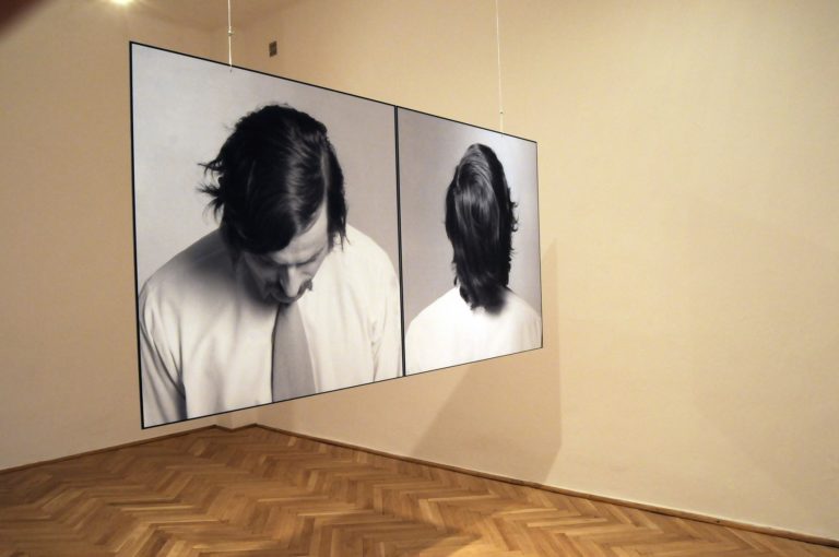 Krzysztof Wodiczko, Self-portrait II, 2009, exhibition view