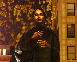 Krzysztof Wodiczko, Projekcja weteranów wojennych na pomnik Abrahama Lincolna, 2012