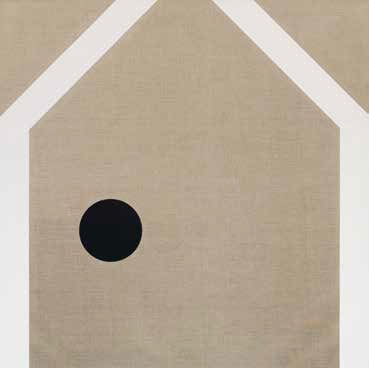 Godzina, 2008, akryl, płótno, 100 × 100 cm